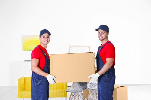 Commercial moving team planning a business relocation in Parsonsgreen