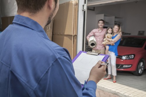 Local house removalists in Parsonsgreen carrying boxes carefully