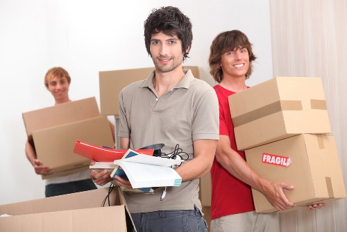 Local removals team handling a student move in Parsonsgreen