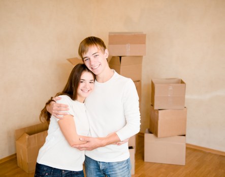 Local van moving service in Parsonsgreen with boxes and furniture