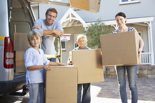 Charity donation items prepared for reuse