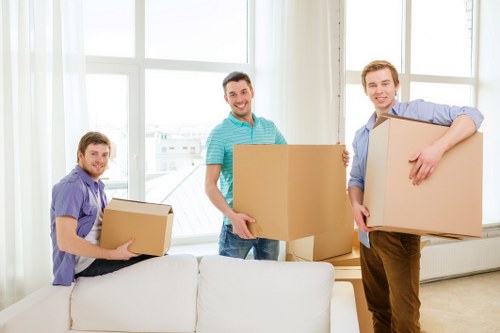 Flexible man with van Parsonsgreen for home and office moves